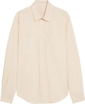 Labo.art Cotton-poplin Shirt - Ivory - 2 (XS)