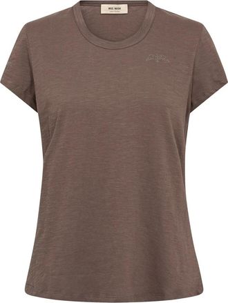 Mos Mosh T-Shirt - Dames - T-shirts - Bruin - S - Tops