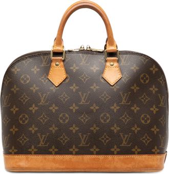 Louis Vuitton Pre-owned Womens Monogram Alma Pm - Brown Textile - One Size