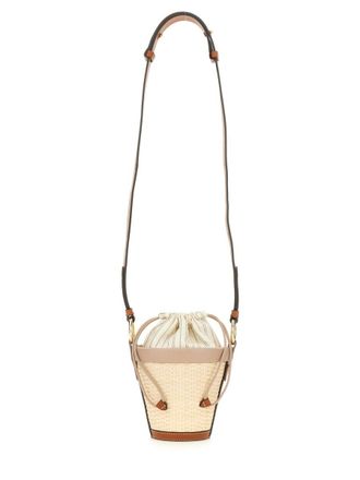 Maison Margiela Raphia Palm Shoulder Bag - Beige
