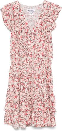 DKNY floral-print mini dress - Pink