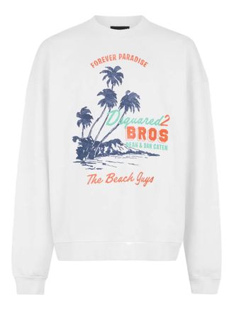 Dsquared2 graphic-print sweatshirt - White