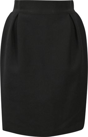 Giambattista Valli Mini Pencil Skirt in Black Wool