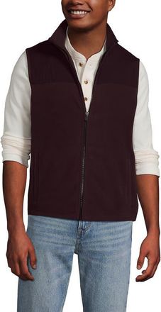 Lands End Anyweather RainDefense Fleece Vest in Lush Burgundy at Nordstrom, Size Xx-Large