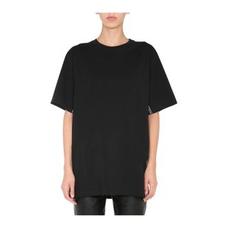 Stella McCartney Dames, Tops, Zwart, Maat: 2XS Katoen