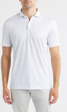 Johnnie-O Torres Performance Jersey Polo in White at Nordstrom, Size Xx-Large