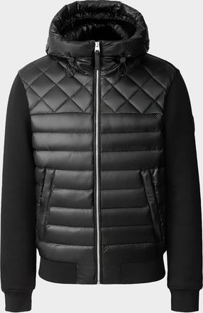 Mackage Men & apos;s Fletcher Mixed-Media Down Hooded Jacket