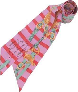 Hermès Pre-owned Scarves, female, Multicolor, Size: ONE SIZE Pre-owned Silk scarves