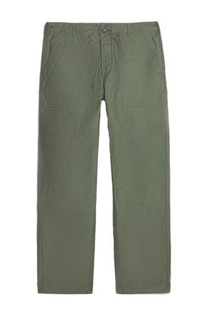 Fortela Newfatigue Satin Pocket Trousers in Green at Nordstrom, Size 36 Eu