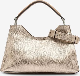 Gianni Chiarini Trapez-Handtasche aus genarbtem Leder Aurore