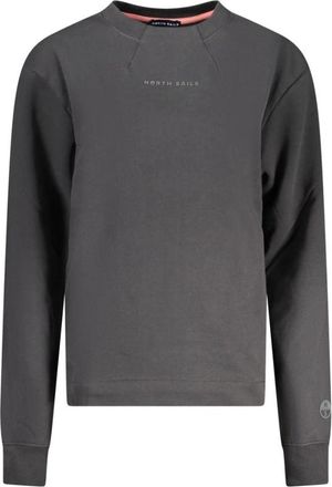 North Sails Sweatshirt met ronde hals - Dames - Sweatshirts - Zwart - XS - Katoen - Hoodies & sweatvesten