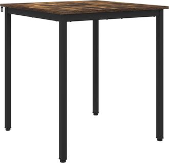 vidaXL Mesas De Comedor 70 X 70 X 75 Cm Madera De Ingenier&iacute;a Cuadrado Vidaxl