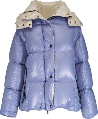 Moncler Piumino con cappuccio - Blu
