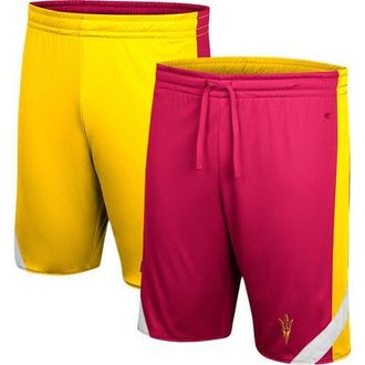 Colosseum Mens Colosseum Maroon/Gold Arizona State Sun Devils Am I Wrong Reversible Shorts at Nordstrom, Size Medium