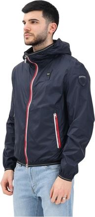 Blauer Blauwe windjack lente zomer - Heren - Zomerjassen - Blauw - 3XL - Jassen
