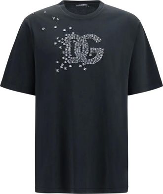 Dolce & Gabbana T-shirt con logo 3D - - Tops - Uomo - Nero - XL