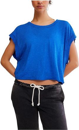 Free People Movement My Time T-Shirts Womens Clothing Electric Shock : LG (Womens 12-14), Cotton/Polyester