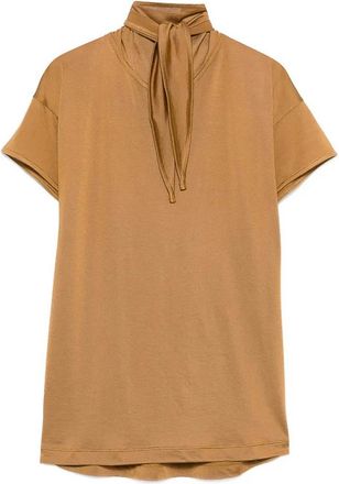 Christophe Lemaire Short Sleeve Foulard Top