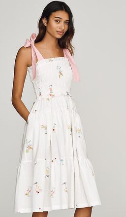 En Saison Leanne Petite Cotton Midi Dress