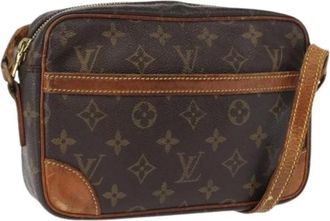 Louis Vuitton Pre-owned Cross Body Bags, female, Brown, Size: ONE SIZE Pre-owned Vintage Cross Body Bag