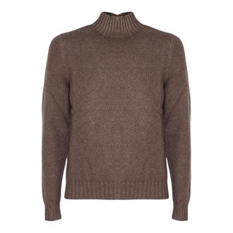 Fedeli Maglione a collo alto - - Knitwear - Uomo - Marrone - XL