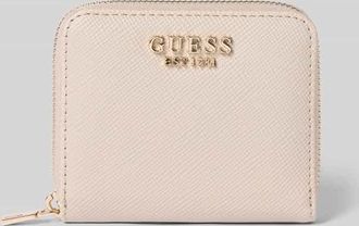 Guess Portemonnaie in Leder-Optik Modell Laurel in Taupe, Gr&ouml;&szlig;e 1