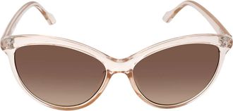 Calvin Klein Brown Gradient Cat Eye Ladies Sunglasses CK19534S 270 58