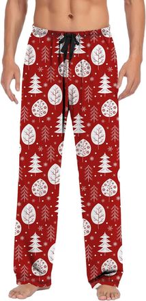 Generic Mens Christmas Pyjama Bottoms Lounge Pants,lounge Pants with Pockets for Men,sleep Wear Men,night Wear Clothes Men,soft Fleece Sleep Lounge Wear Pyjam