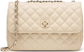 Kazar Dames beige tas - Dames - Schoudertassen - Beige - ONE Size - Leer - Tassen