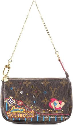 Louis Vuitton 2020 Monogram Vivienne Christmas Roller Coaster Mini Pochette Accessoires handbag - Brown