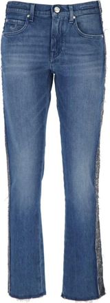 Jacob Cohen Lichtblauwe Denim Jeans - Dames - Regular Fit Jeans - Blauw - W25 - Denim - Jeans