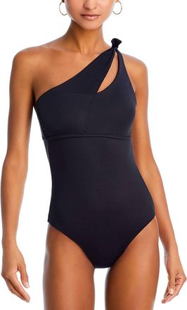 BECCA by Rebecca Virtue Asymmetric Cutout One Piece Swimsuit In Black