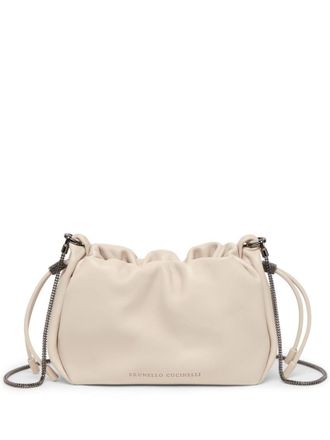 Brunello Cucinelli Light Beige Mellow small bucket bag