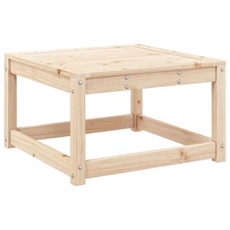 vidaXL Taburete De Jard&iacute;n Madera Maciza De Pino Vidaxl