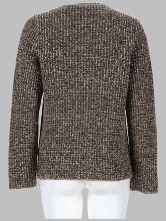 Fabiana Filippi Tweed Wool Jacket - Beige