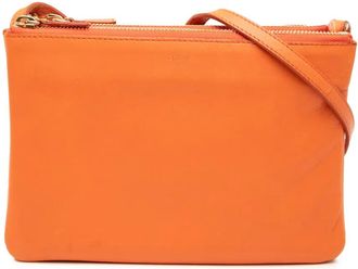 Celine Borsa a tracolla Trio piccola in pelle di agnello 2011 - Arancione