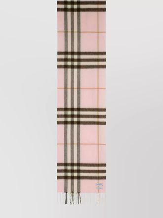 Burberry cashmere check scarf