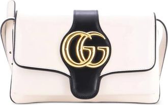 Gucci Arli Shoulder Bag Leather Small crossbody bag - Beige