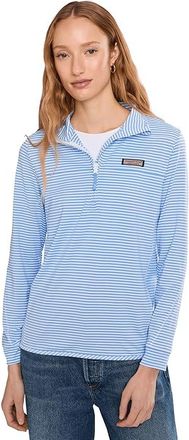 Vineyard Vines Sankaty Shep Shirt Womens Sweater F Stripe Serenity : MD, Polyester/Spandex