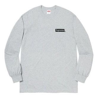 SUPREME SS20 Week 1 Sacred Unique L/S Tee Back Alphabet Long Sleeves Unisex Gray SUP-SS20-333