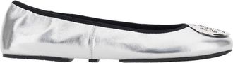 Tory Burch Ballerina - Dames - Ballerinas - Grijs - 36 EU - Leer - Schoenen