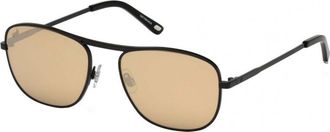 Web Eyewear Mens WE0199-02G WE0199 55 02G Sunglasses - Black - One Size