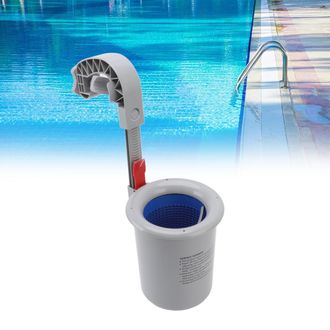 Infinite [skimmer De Superficie Para Piscinas] Skimmer Autom&aacute;tico De Pared Gris Para Filtrar Part&iacute;culas De Suciedad