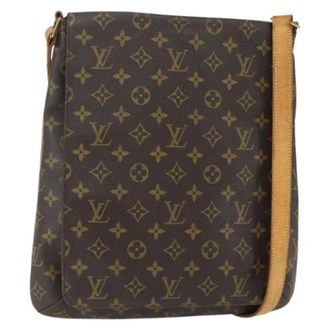 Louis Vuitton Vintage, unisex, Bruin, ONE Size, Pre-owned Cross Body Tas