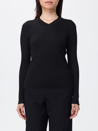 A|X Armani Exchange Maglia a v in misto viscosa lurex