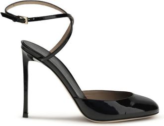 Tom Ford Black Ankle Strap Pumps