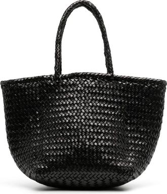 Dragon Diffusion Grace Basket Leather Tote Bag