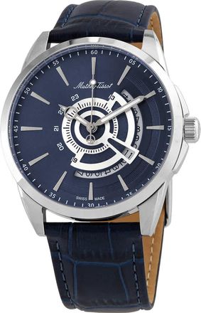 Mathey-Tissot Mondo Quartz Blue Dial Mens Watch H711ABU