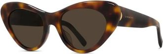 Givenchy Gouden Zonnebril - unisex - Accessoires - Bruin - Maat: 53 MM
