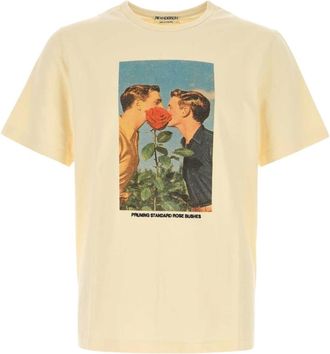 J.W.Anderson Camiseta de Algod&oacute;n - Tops - Hombre - Amarillo - L